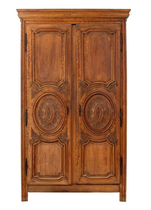 Louis XVI Provincial Ornamental Armoire, 18th Century (9818601947443)