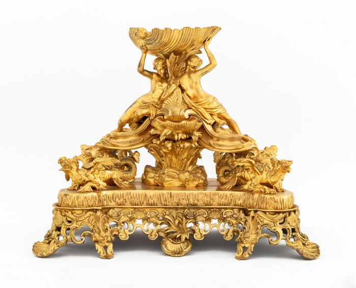 Louis XV Style Gilt Bronze Caviar Server Centerpiece