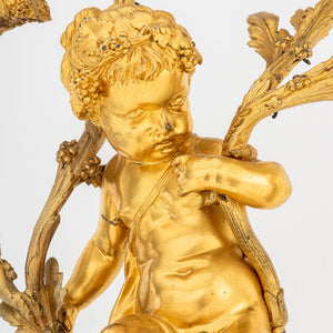 Pair of Louis XVI Style Gilt Bronze Candelabras (9818625179955)