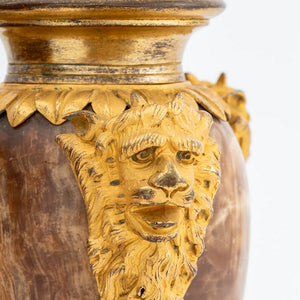 Pair of Louis XVI Ormolu & Egyptian Alabaster Urns (9818697400627)