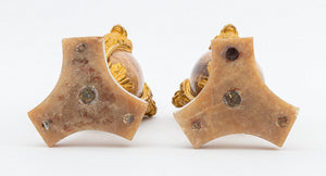 Pair of Louis XVI Ormolu & Egyptian Alabaster Urns (9818697400627)