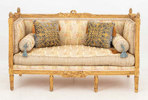 Louis XVI Canape d'Alcove Stamped Delaporte (9818698088755)