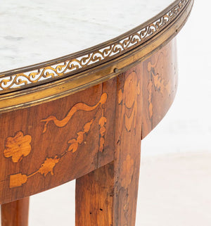 Louis XV Style Kingwood Marquetry Bouillotte Table (9892931731763)