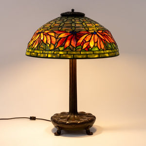 Tiffany Studios Poinsettia Table Lamp (9819738308915)