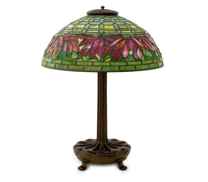 Tiffany Studios Poinsettia Table Lamp (9819738308915)