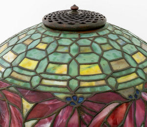Tiffany Studios Poinsettia Table Lamp (9819738308915)