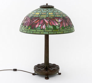 Tiffany Studios Poinsettia Table Lamp (9819738308915)