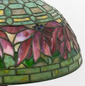 Tiffany Studios Poinsettia Table Lamp (9819738308915)