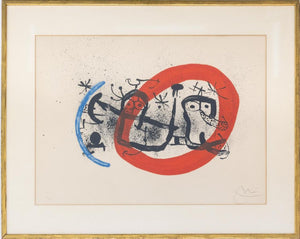 Joan Miro "Osaka" Lithograph, 1970 (9821343416627)