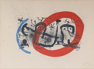 Joan Miro "Osaka" Lithograph, 1970 (9821343416627)