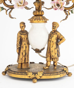 J.E. Caldwell Bronze & Porcelain Clock Set, 3 (9883799519539)