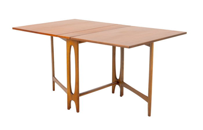 Bendt Winge Mid-Century Modern Drop Leaf Table