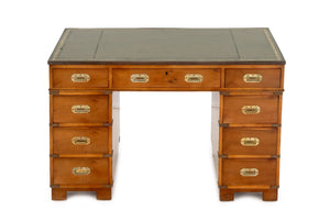 Campaign Style Maple Writing Desk