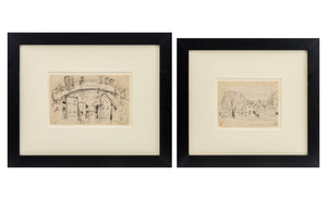 Oscar F. Bluemner Village Landscape Scenes, 2