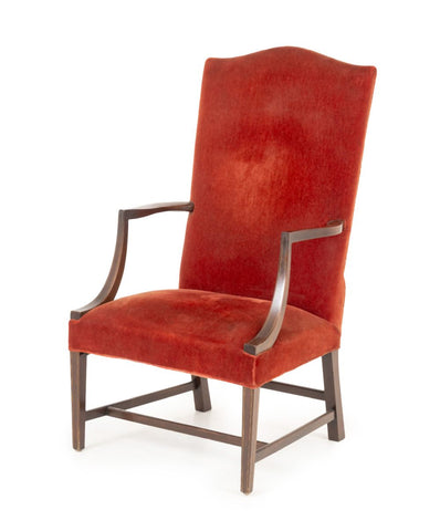Federal Style Mahogany Lolling Armchair
