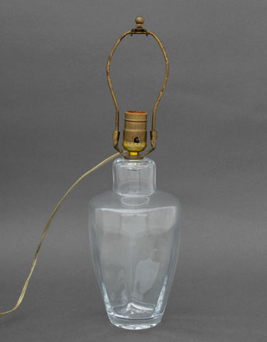 Simon Pearce Clear Glass Table Lamp
