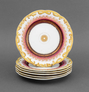 Limoges Porcelain Plates, 6