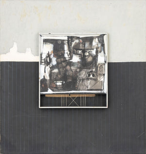 Agudelo Abstract Composition Assemblage, circa 1960