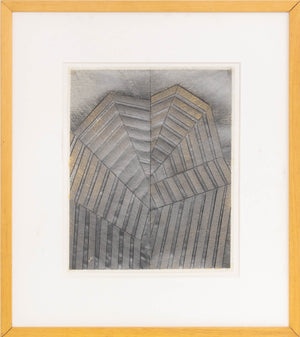Joseph L. Gardella Abstract Stripes Mixed Media