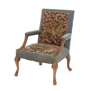 Louis XV Style Needlepoint Upholstered Armchair