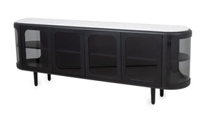 Matteo Zorzenoni "Settebello" Black Sideboard