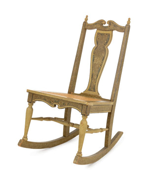 Aesthetic Movement Style Painted Rocking Chair