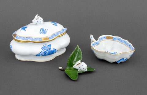 Herend Porcelain Tableware, 3 Pcs.