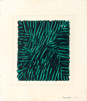 Joseph Gardella Abstraction in Green, 1978