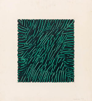 Joseph Gardella Abstraction in Dark Green, 1978