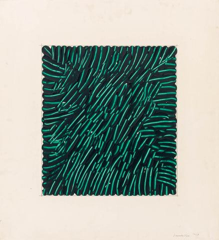 Joseph Gardella Abstraction in Dark Green, 1978