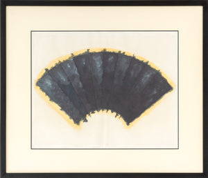 Joseph Gardella Black Fan Study Mixed Media