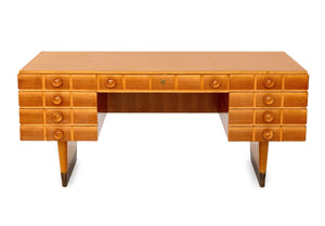 Gio Ponti Mahogany Executive Desk, ca. 1938
