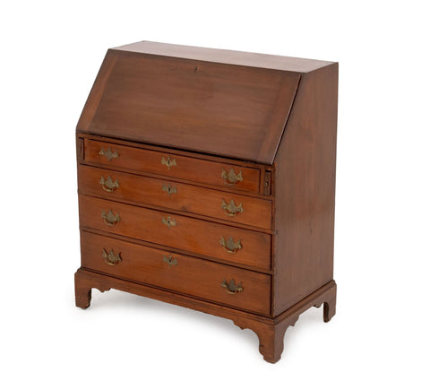 Chippendale Style Mahogany Slant Front Desk