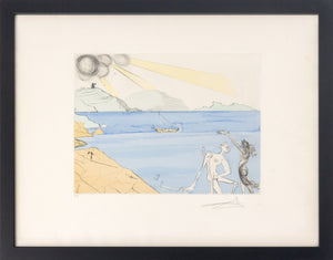 Salvador Dali "Les Lauriers de Bonheur" Etching