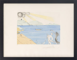Salvador Dali "Les Lauriers de Bonheur" Etching, 1974