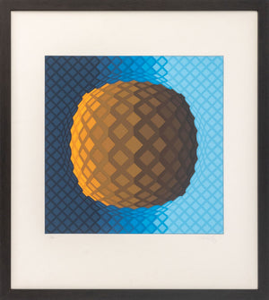 Victor Vasarely "Koskota" Screenprint, 1976
