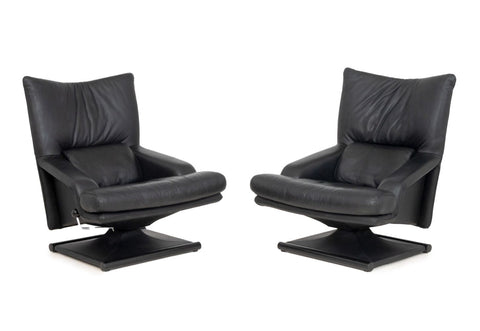 Mathias Hoffmann x Rolf Benz Lounge Chairs, Pair
