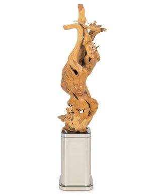 Dale Zarrella Portrait Driftwood Sculpture, 1996