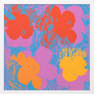 Andy Warhol "Flowers" Screenprint in Colors