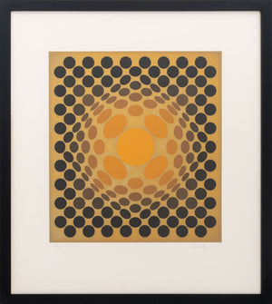 Victor Vasarely "Tewek" Screenprint, 1978