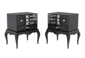 Boca do Lobo "Brooklyn" Bedside Cabinets, Pair