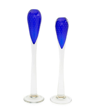 Murano Art Glass Candlesticks, 2001, Pair
