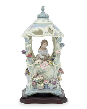 Lladro "Gazebo in Bloom" Porcelain Figurine