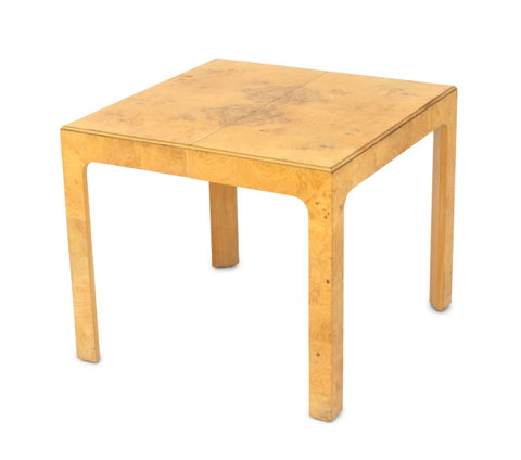 Modern Oyster Walnut Extending Dining Table