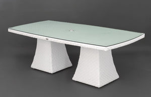 Skyline Design Glass Top Dining Table