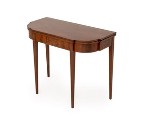 George III Style Mahogany Flip-Top Table