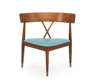 American Mid-Century Modern Corner Chair