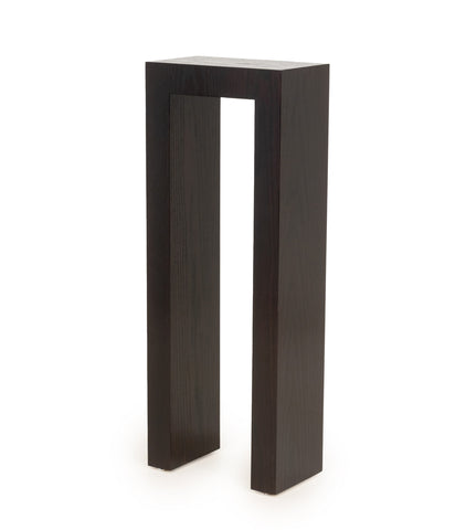 Contemporary Ebonized Wood Pedestal