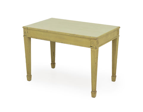 Neoclassical Style Green Painted Console Table