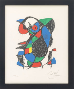 Joan Miro "Lithograph XIII" Lithograph, 1975